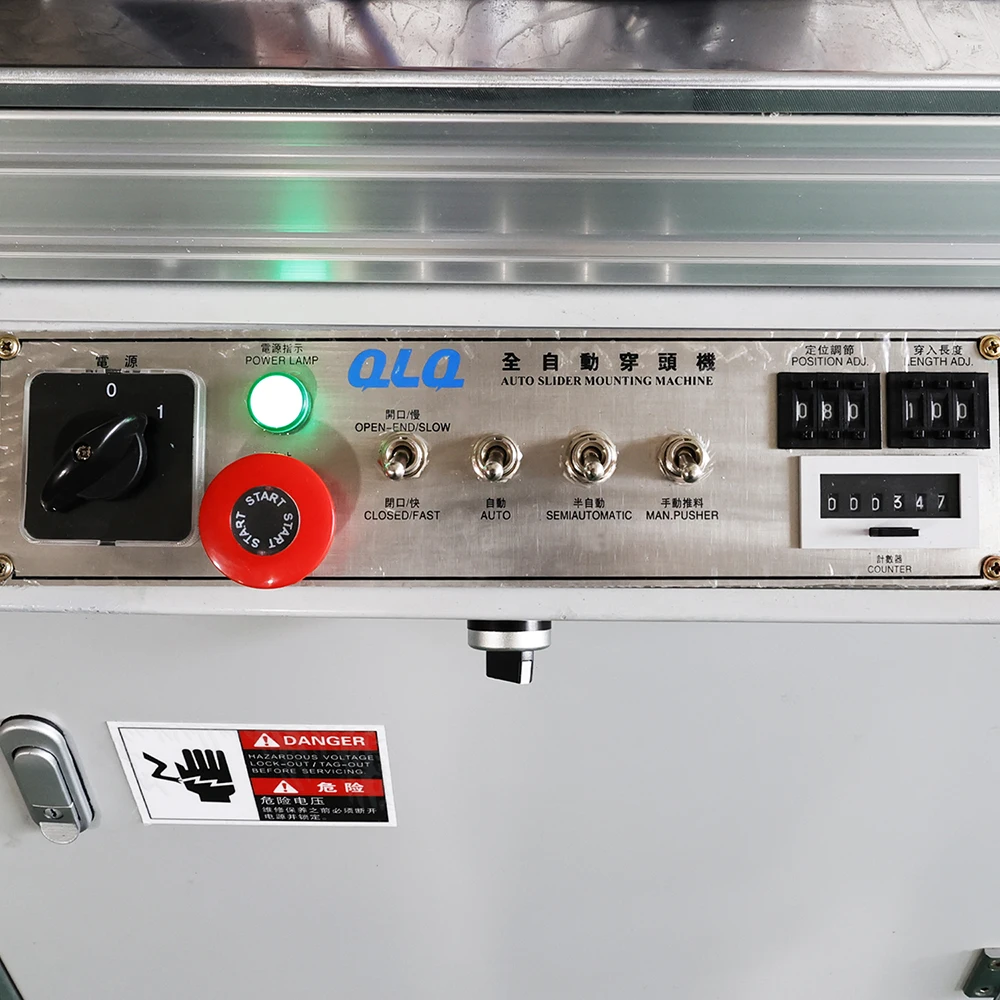 Apparel Zipper Slider Loader Assembly 3# 5# 8# Machinery for Make Zippers Automatic Nylon Zipper Slider Mounting Machine Trade