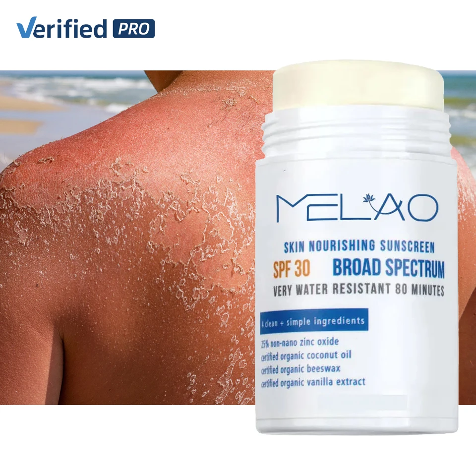 Оптовая продажа OEM Фирменная Органическая веганская Водонепроницаемая увлажняющая питательная Солнцезащитная палка для камеры с защитой от УФ-лучей Spf 50