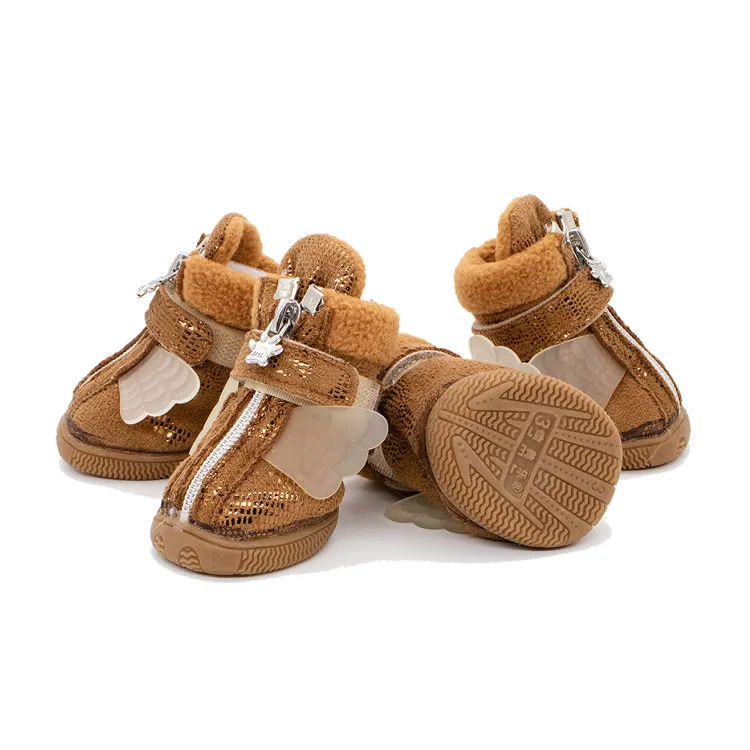 Dogs Windproof Winter Boots Breathable Cotton Snow Winter Warm Pet Shoes for Small Medium Large Dog