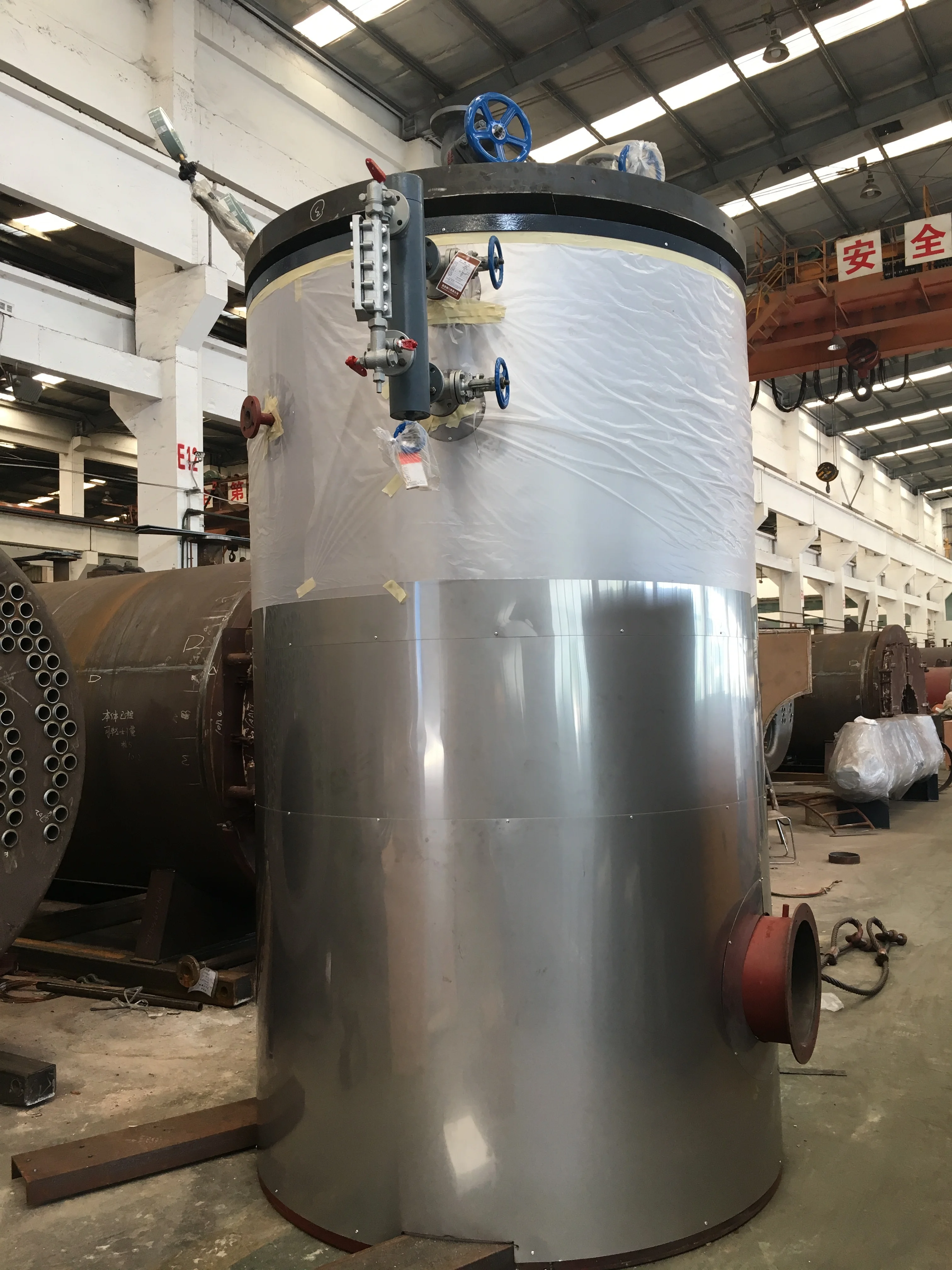 compact 30 hp 60 hp vertical small oil gas fired steam boiler