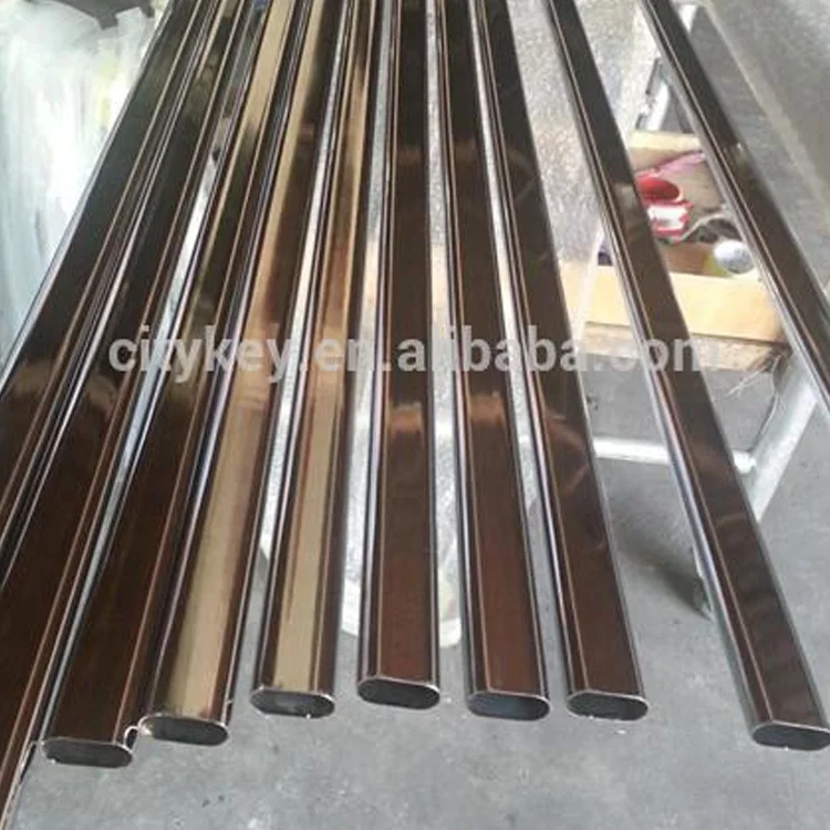 Oval Tubes Steel Oval Pipe Chrome Tubes CTK High Quality Furniture Wardrobe Hanging Clothes Iron Other Furniture Hardware Null