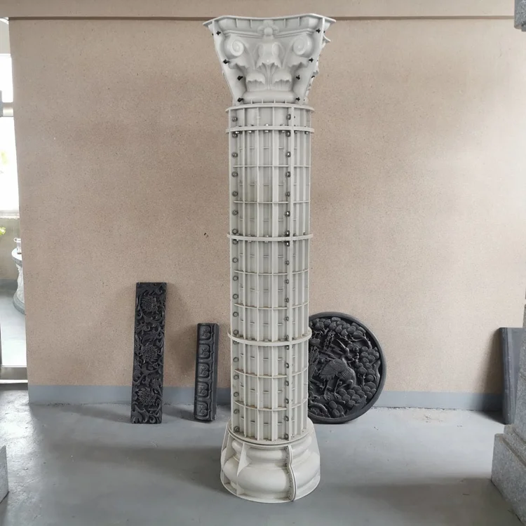 
Factory price decorative concrete fence molds stone column mould for sale 
