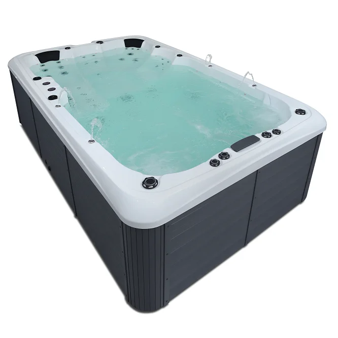 sex Massage Hot Tub Swimming Pool 4m acrylic endless swimming pool outdoor wellness piscina bath tub