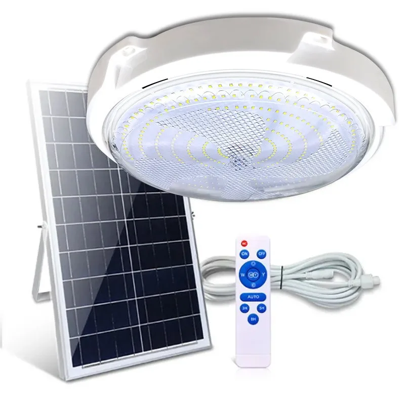 LED circular solar ceiling light IP65 outdoor 50w 100w 150w 200w indoor ceiling light customizable motion sensor ceiling light
