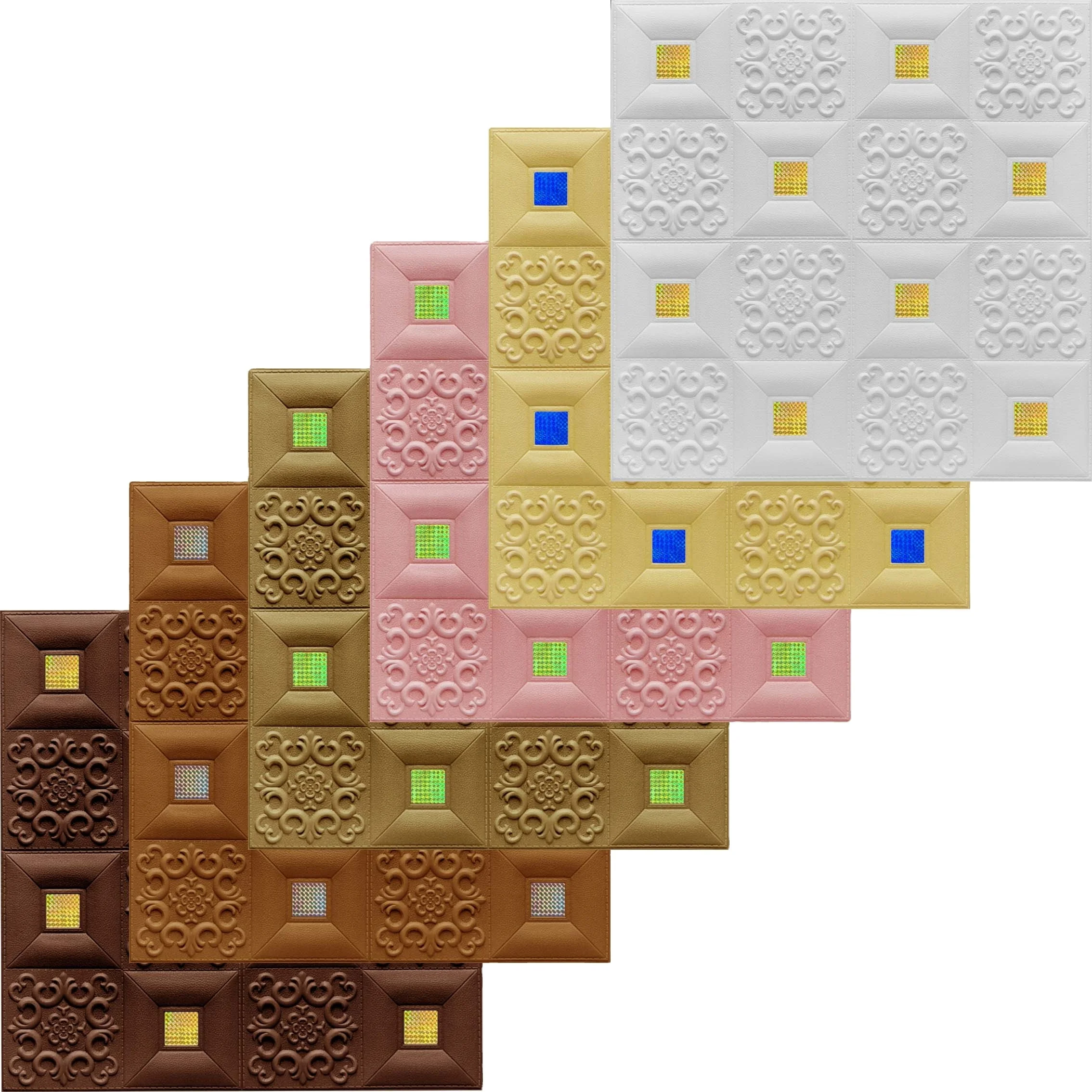 3d XPE foam  self-adhesive wallpaper home decoration 3d brick pe foam wall sticker