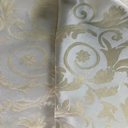 Modern design polyester material two tone jacquard fabric for curtain home textile