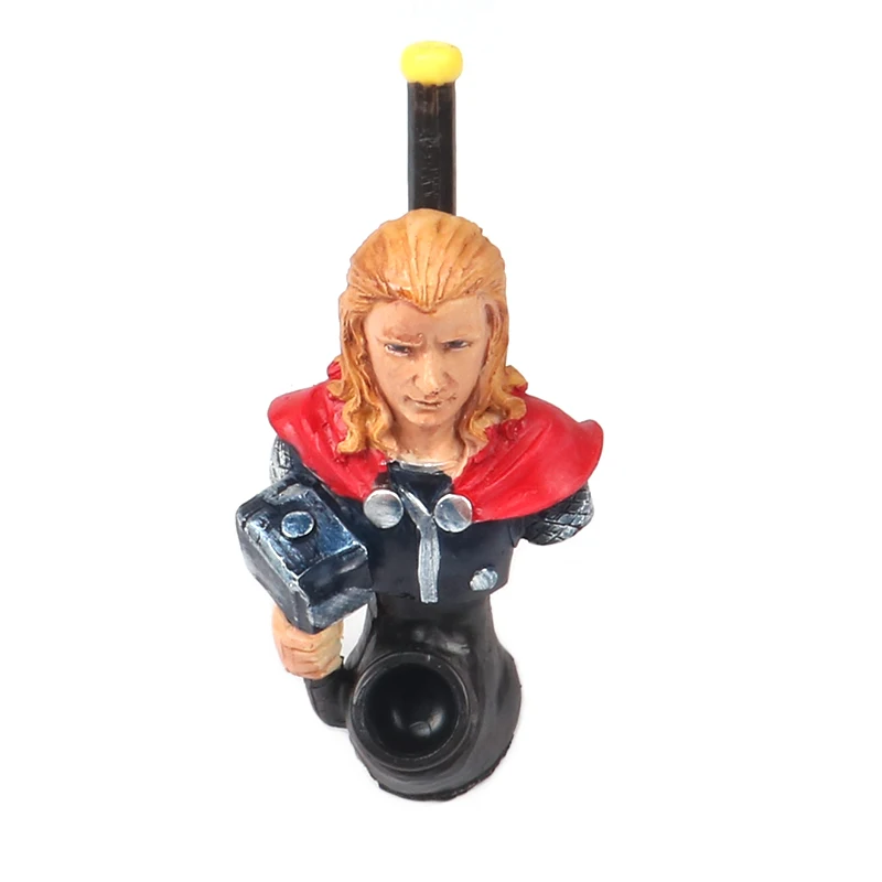 New hot selling creative character modeling resin smoking pipe weed resin pipe