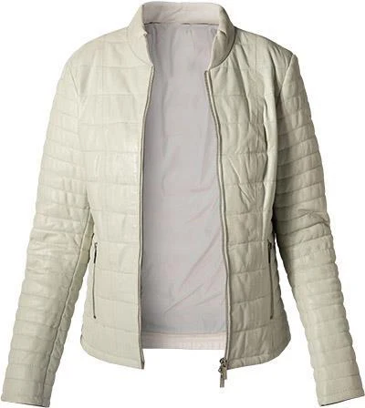 Top Quality Wholesale New Design Breathable Women Soft Down Leather Jacket Sheepskin Puffer Jacket For Women