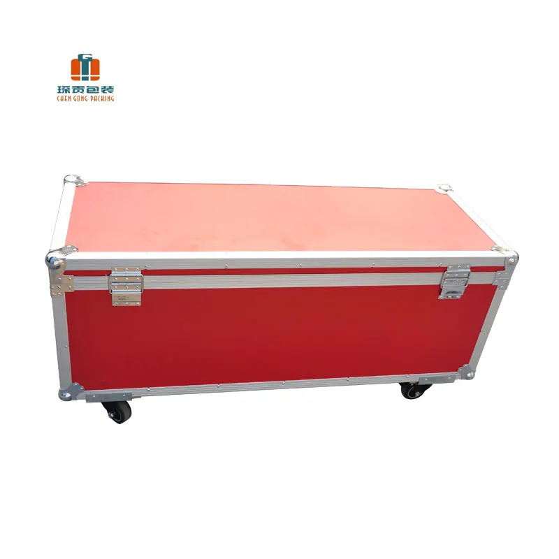 Custom Size Aluminum 55TV Flight case Removable Lid