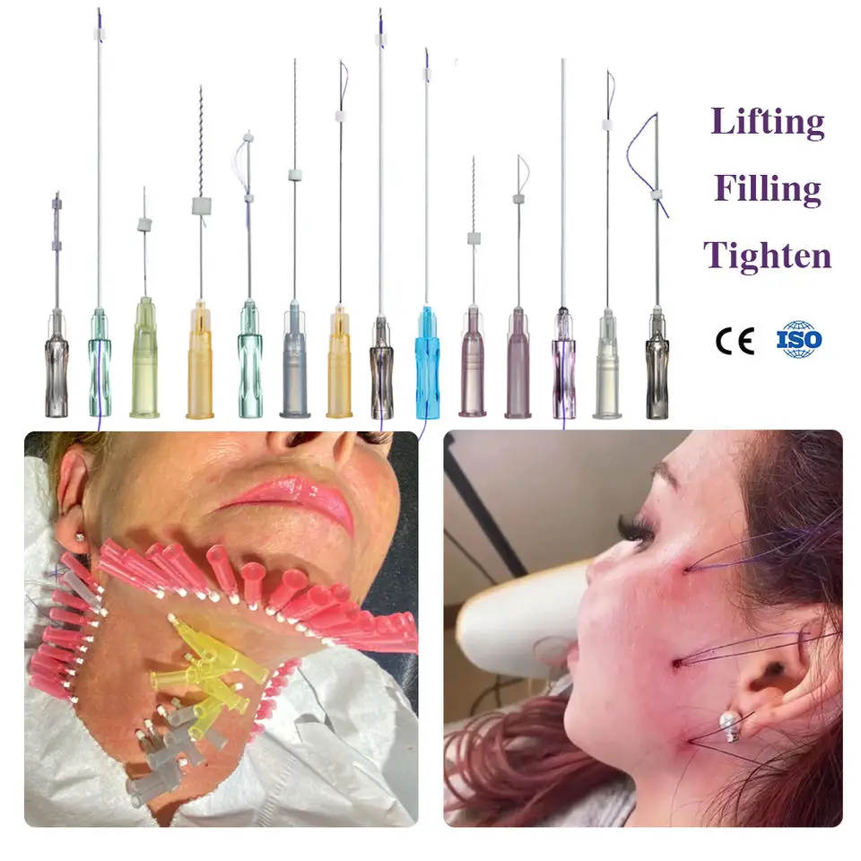 Absorbable 29g 25mm Beauty V Line Korea Eye Wrinkle Removal Skin Tightening Face Care Mono PCL Thread