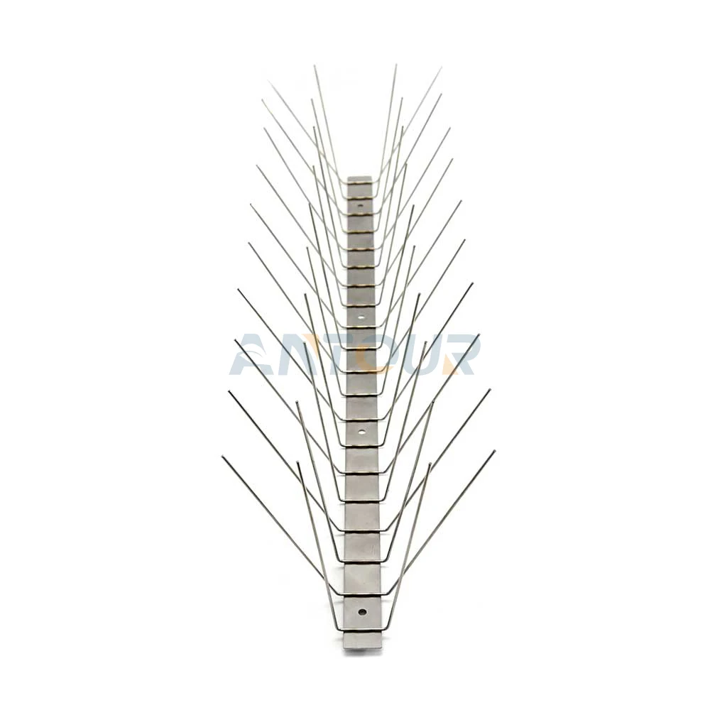 Stainless Steel Sturdy Bird Spikes Kit Bird Control Spikes for Home Towers Roofs