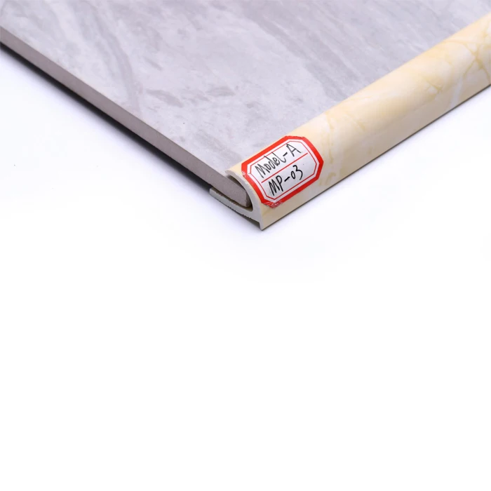 Long Service Life Environmentally Friendly Misumi L Shaped Plastic And Stone Tile Trim For Home Use