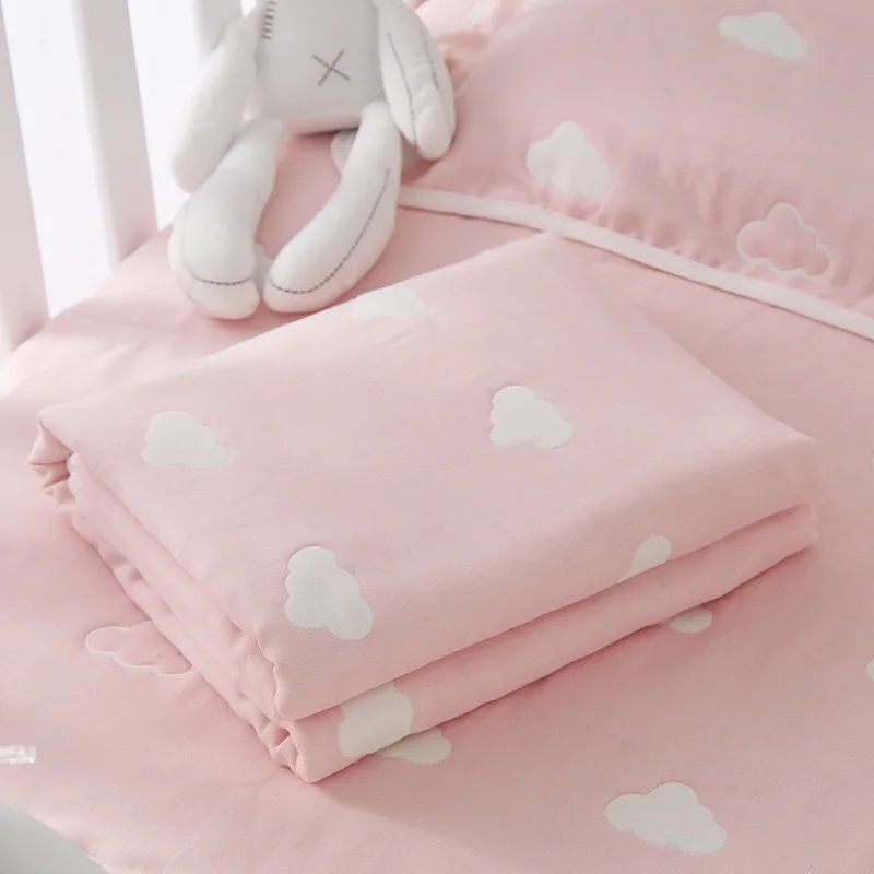  Горячая Распродажа супер мягкая пряжа окрашенная жаккардовая Чистый хлопок 6 слоев детское муслиновое одеяло пеленка для младенцев