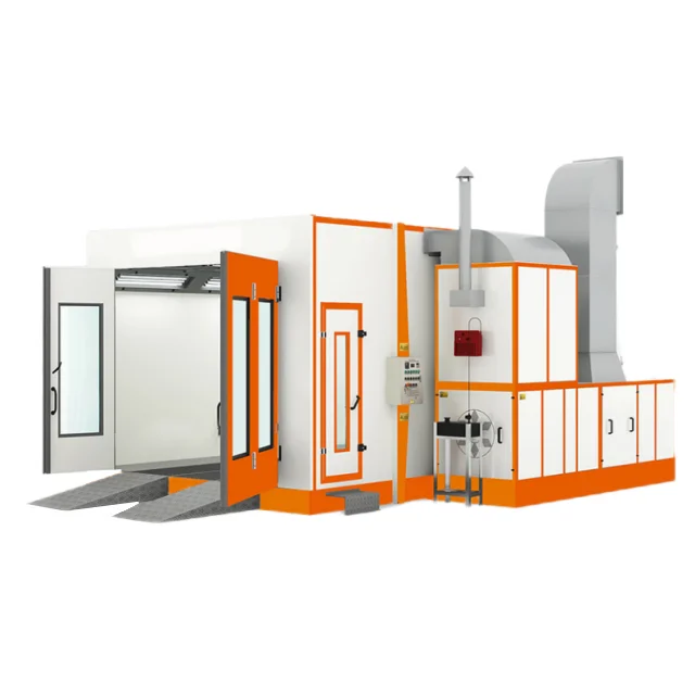 Hot Sale Car Paint Booth Economical Halogen Shortwave Infrared Heating Paint Room Spray Booth