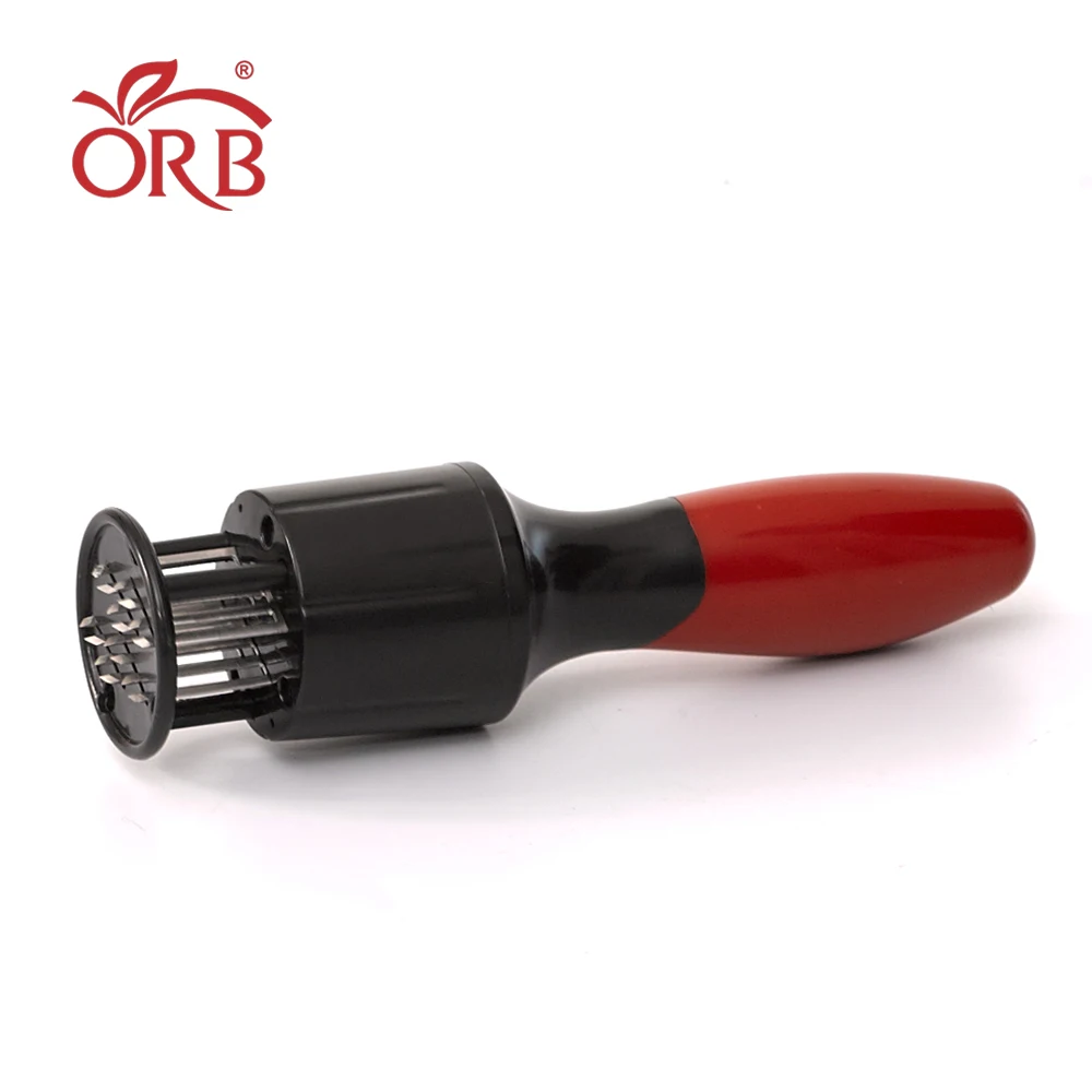 Manual hand stainless steel blades meat tenderizer