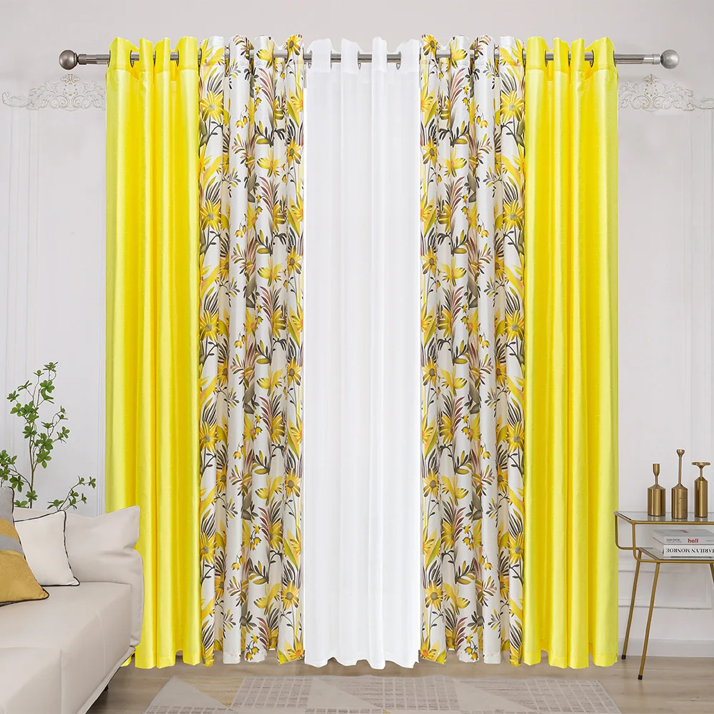 Cheap Price Ready Made Curtains Thermal Heavy Window Curtains for the House