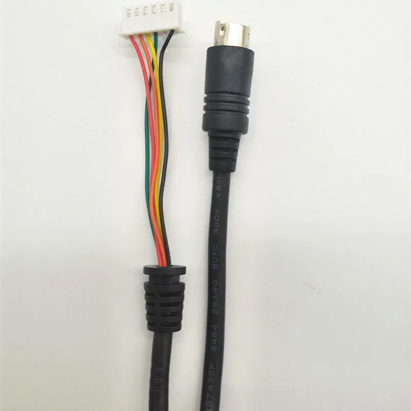 Custom JST PH/XH 6 Pin wire Harness Assembly Cable Power Mini Din 6 Pin to JST XH 6P Audio video cable