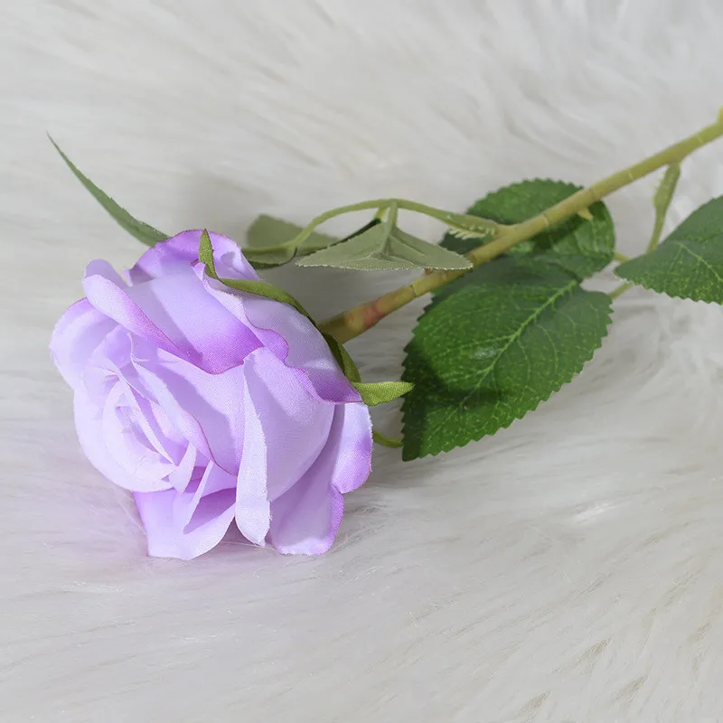 China artificial flower real touch eternal rose wedding rose flower artificial