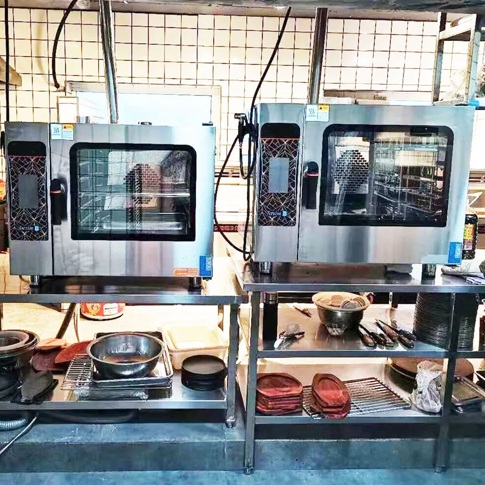 Commercial combi oven, 6/10/20/40 trays combi oven