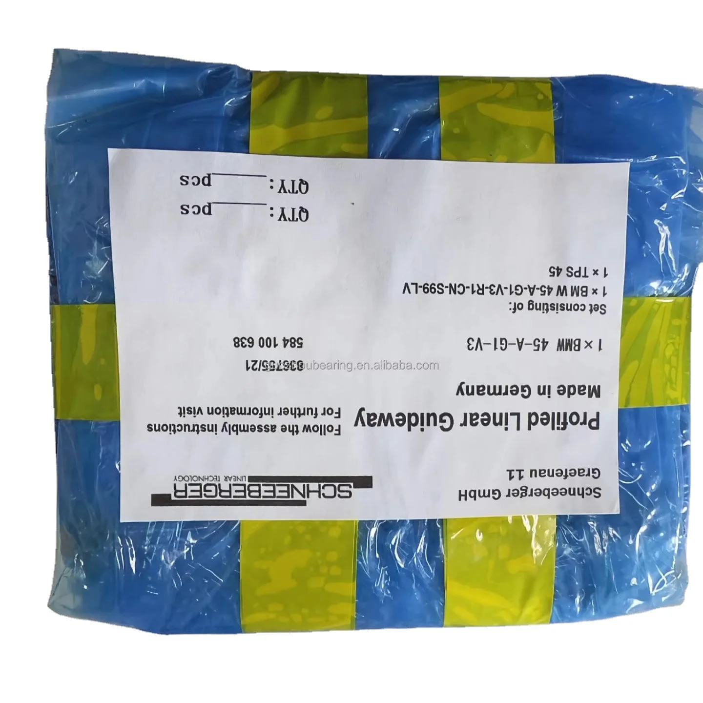 Schneeberger Linear Open Slider Linear Bearing Cylindrical Guide BMW30F-G2-V3