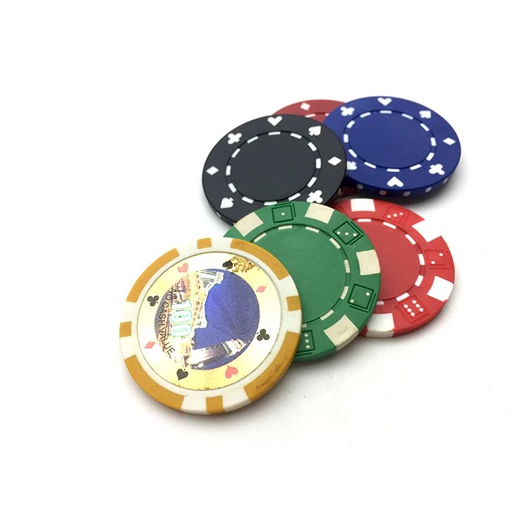 Custom Printed Plastic/Acrylic/Resin Poker Chips Set Pokerchips Token Board Game Counters Accessories