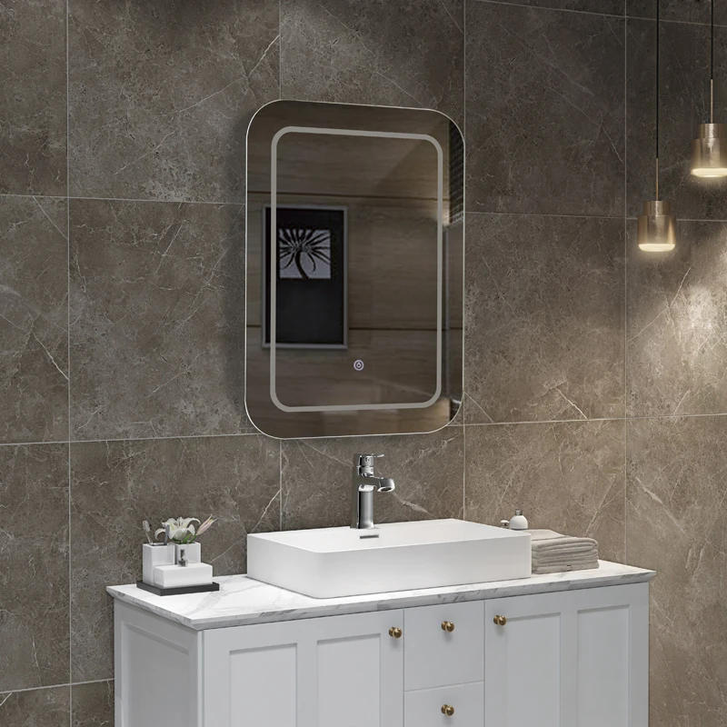 Illuminated Hotel Fancy Bathroom Mirrors