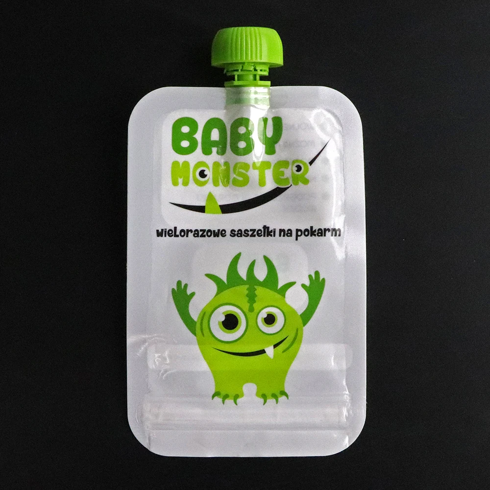 Custom Stand Up baby Food Bag Aluminum Foil Mylar Baby Fruit Nutrition jelly Drinks Juice Spout Pouch Packs For Liquid Cream