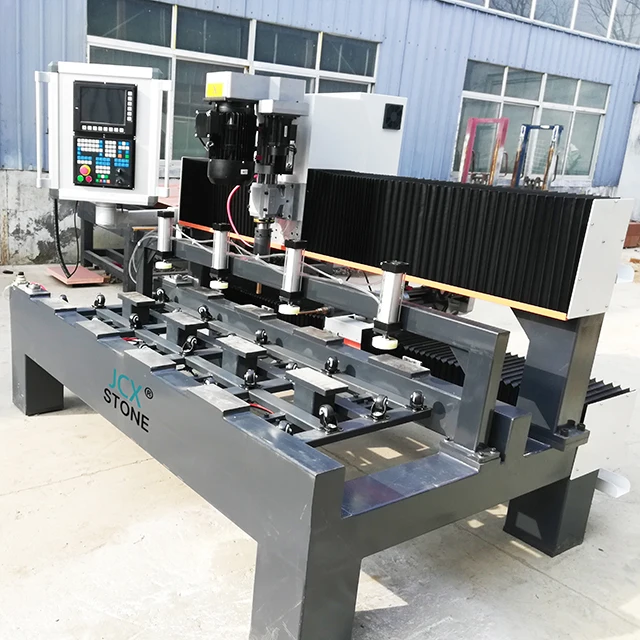 JCXstone Stone machines and Stone Plate Pre-Buried Hole Drilling Machine For Stone Plate Drilling