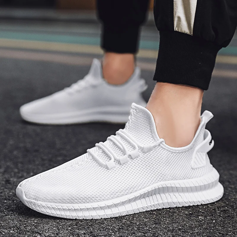 Shoes Brown Bottom Casual Man Walk Fashion Sport Mesh Breathable Outsole Eva Sneaker
