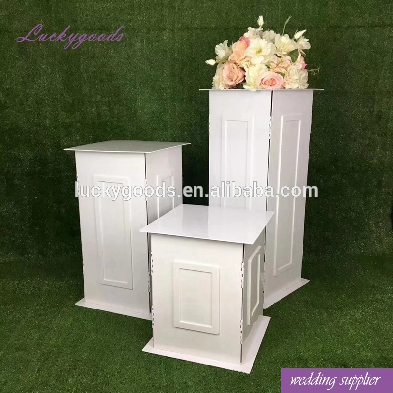 
LDJ864 large banquet party occassion white LED pillar arch for stage decoration 