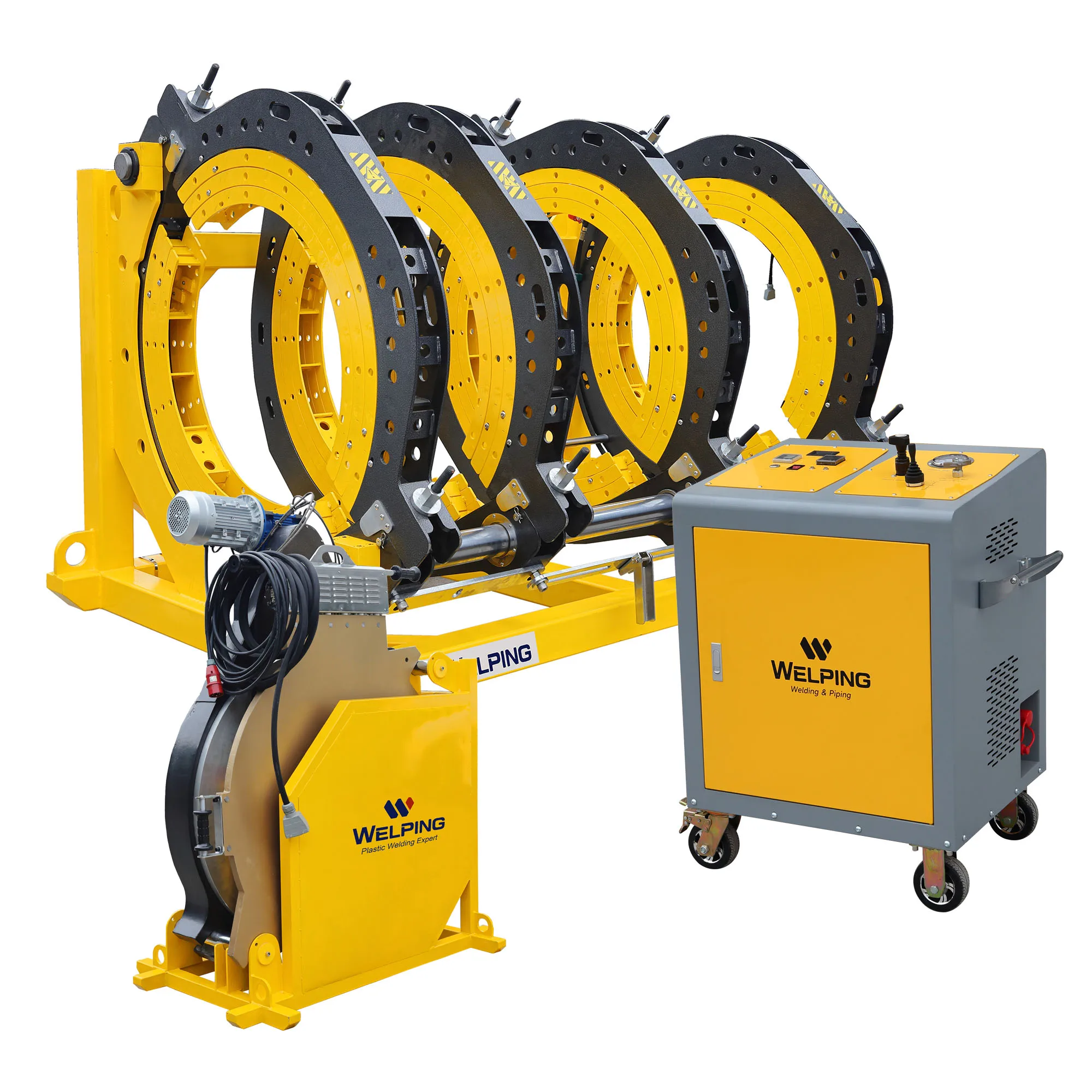 Good Selling plastic pipe butt fusion welding machine 1200mm hot melt machine plastic HDPE butt welder