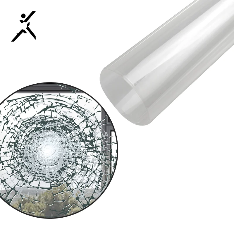 4mil Transparent Building Film Heat Insulation Explosion Proof Safety Film Glass Protective Film