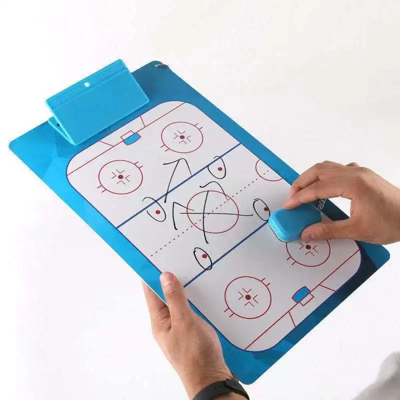 High-quality Tactical Analysis Pocket Hockey Coach Board Magnetic Indoor Field Coaching Hockey Board