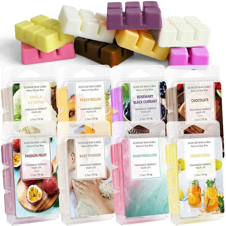 Organic Wax Soy Melts Fragrance Manufacturers wax melt cubes