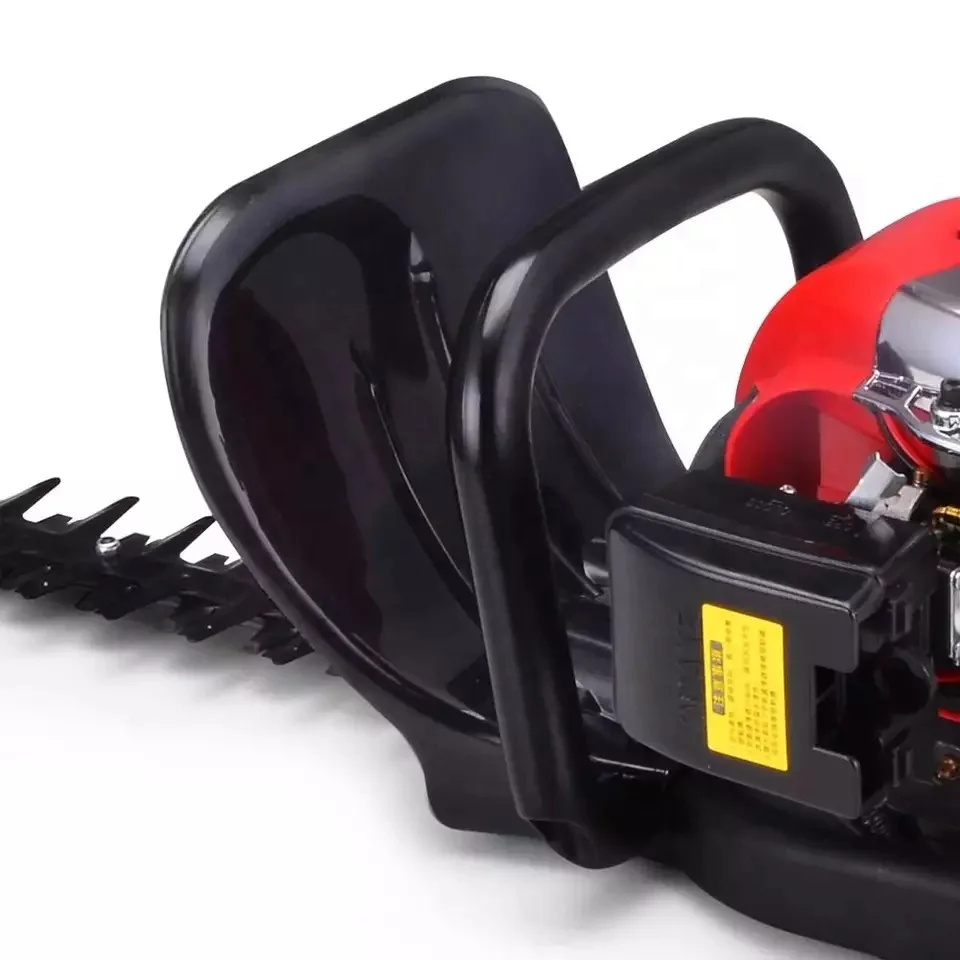 China manufacture gasoline side trimmer 0.9hp garden hydraulic hedge trimmer 23CC