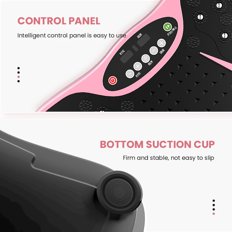 Body building home gym vibration slimming machine vibration platform plate