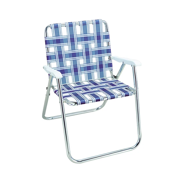 
Blue Foldable Lawn Chair with Alu Tube 