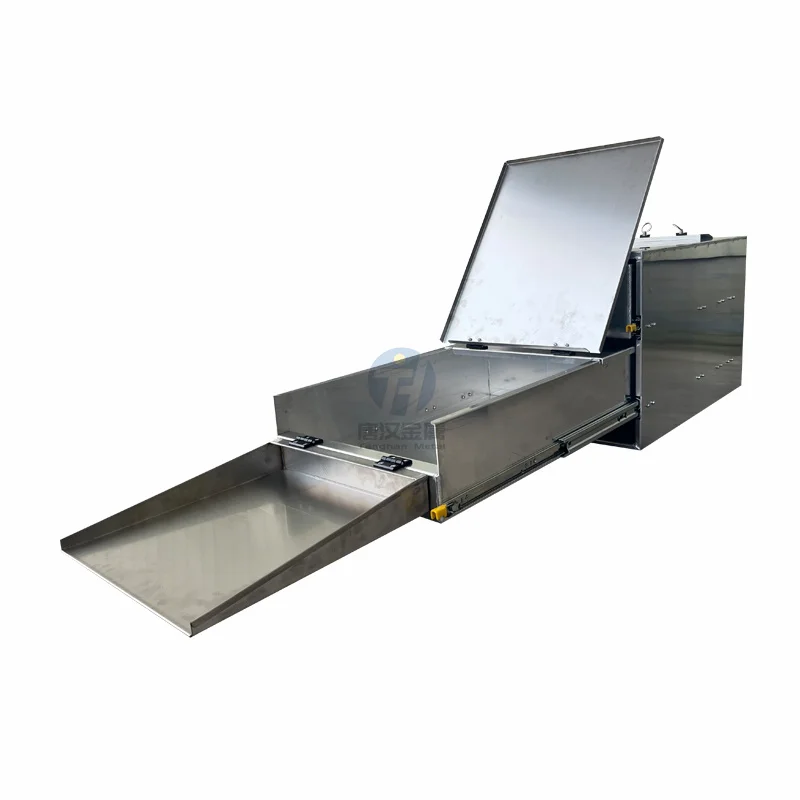 Aluminium Toolbox Canopy kitchen cargo heavy duty drawer with stainless steel lid