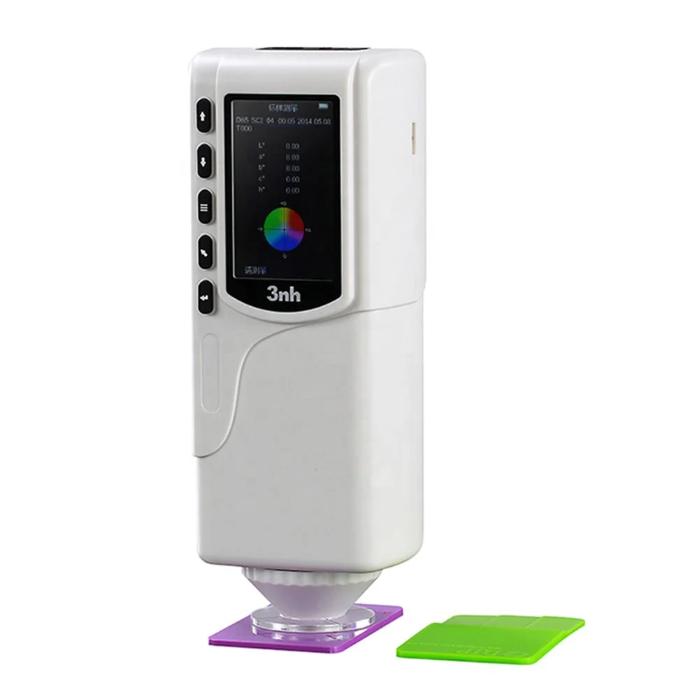 NR60CP Portable colorimeter 4mm/8mm Switchable aperture Locating Color meter precision spectrophotometer color difference tester