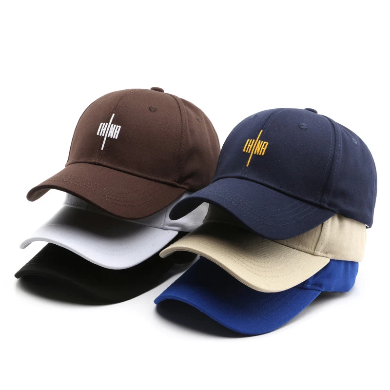 Small order brand quality customized high frequency logo embroidery curved brim baseball cap hat custom mens baseball cap