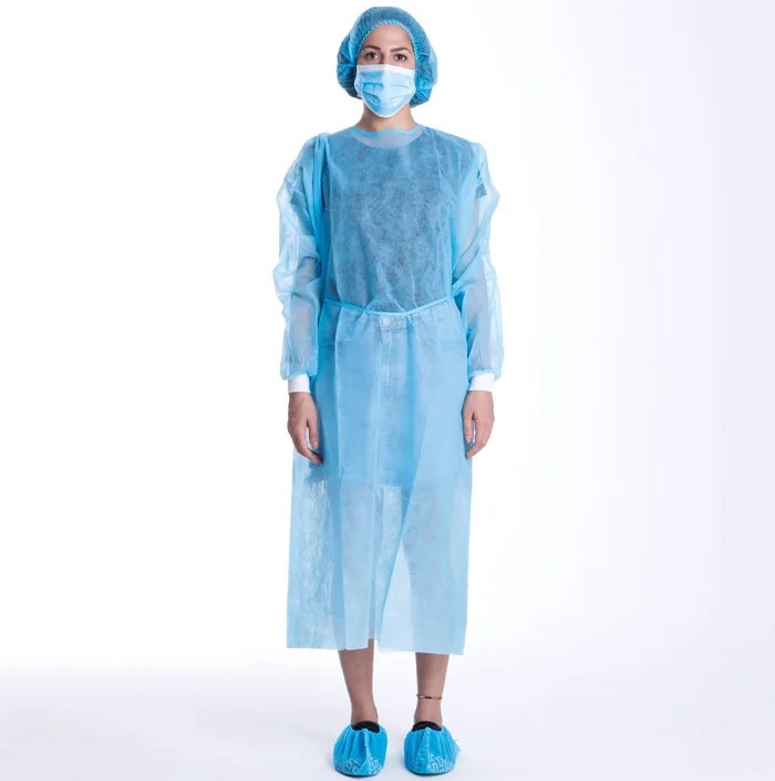 
 40gsm personal protective equipment waterproof isolation gown other medical consumables grown  