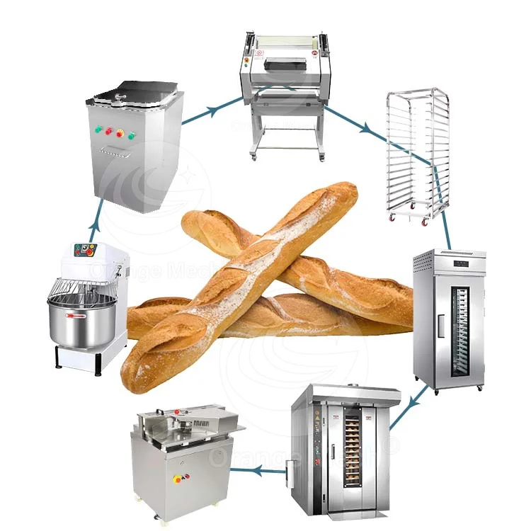 ORME Machine De Fabrication De Baguettes Pastry Bread Baking Make and Production Line Price