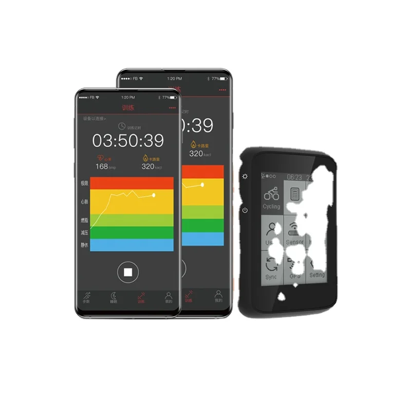 Bluetooth and ANT+ GPS Bike Computer with Power Display Cycling accessories