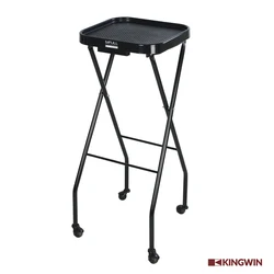 Beauty hair salon trolley Folding Service Tray