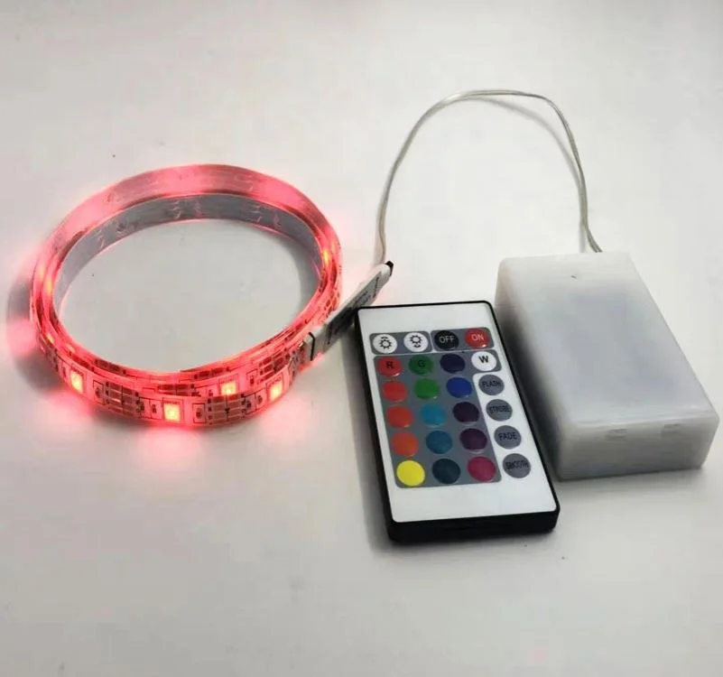 Светодиодная лента 5 м 3 7 в 5050 RGB батарея smd светодиодные ленты