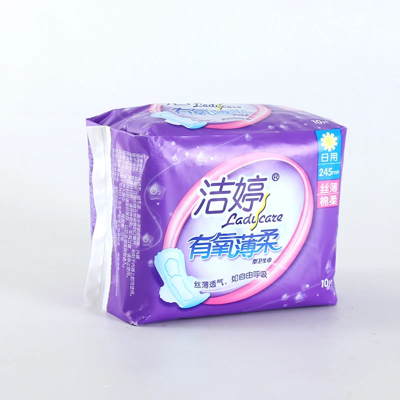 Ladycare дневное время использования Одноразовые гигиенические прокладки 245 мм женские дневные гигиенические прокладки