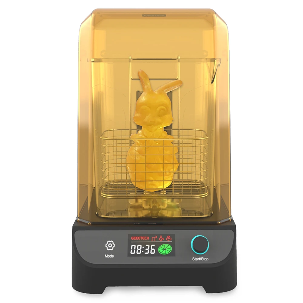 Geeetech GCW02 new impresora 3d Wash And Cure Machine 2-in-1 For UV Resin Printing Model