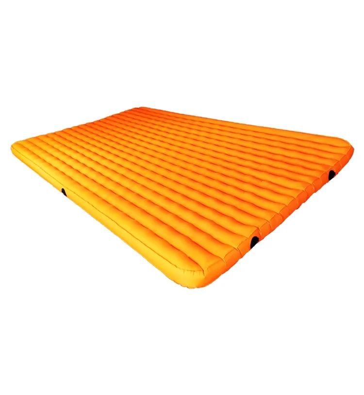 Extra Supportive Inflatable Air Sleeping Pad for 2 Person Ultralight Inflatable Sleeping Pad with Side Wall
