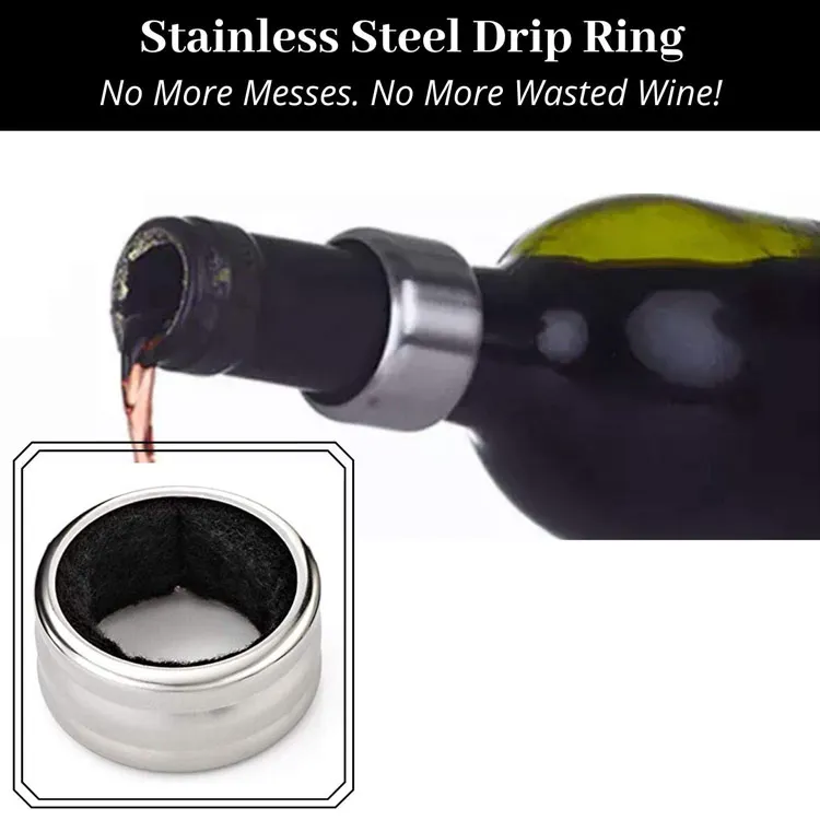 Professional Wine Lovers Wine Tasting Kit 4-piece Corkscrew Wine Opener Set