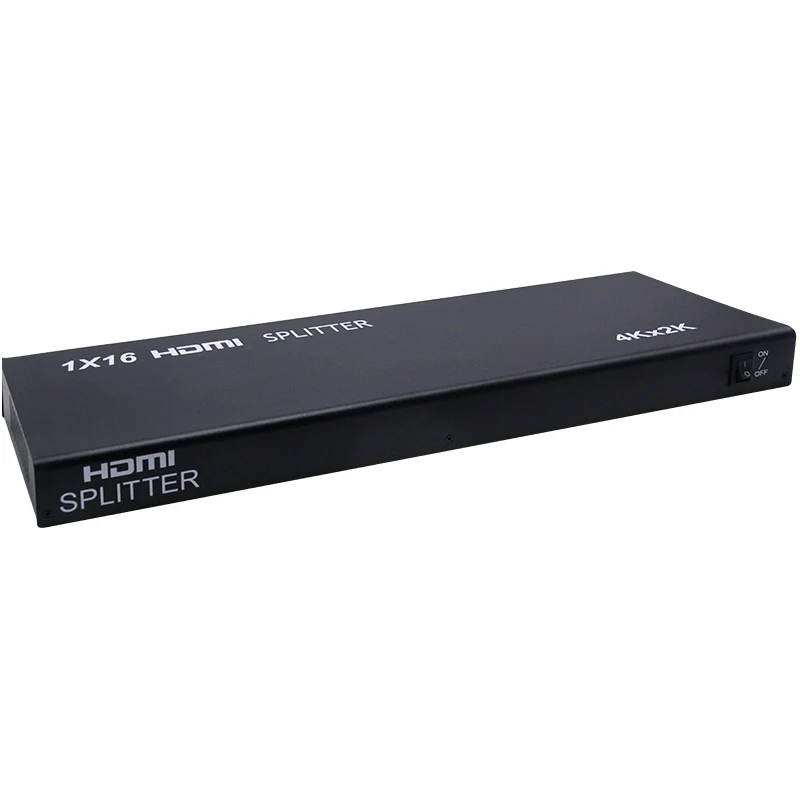 HDMI Splitter Full HD 4K Video HDMI Switcher 1x16 Split 1 in 16 Out Dual Display for DVD PS3 Xbox With Power